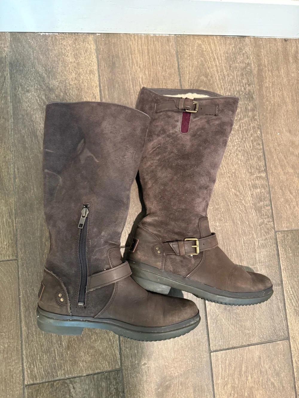 Ugg Australia Thomsen Stout‎ Brown Waterproof Boots Size 6
